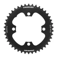 CHAINRING FOR EBIKE- SINGLE- 42 Teeth Ø104 BLACK ALUMINIUM- 7075 STRONGLIGHT 4 ARMS (FOR BOSCH 4th GENERATION) WITH SPIDER REF 181118 TECHNOLOGY NARROW WIDE