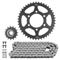 KIT CHAINE ADAPTABLE KAWASAKI 750 Z750 2004>2014 520 15x43 (DIAM COURONNE 80/104/10.5) (DEMULTIPLICATION ORIGINE) -JT SPROCKETS/DID