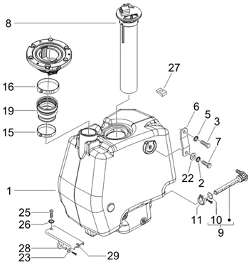 Réservoir carburant