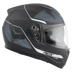 CASQUE INTEGRAL SCOOT ADX AI450 EVO NOIR/GRIS/ARGENT MAT XL PINLOCK READY (DOUBLE ECRAN) (ECE 22.06)