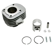 CYLINDRE SCOOT ADAPTABLE MBK 50 OVETTO 2T, MACH G/YAMAHA 50 NEOS 2T, JOG/APRILIA 50 SR/MALAGUTI 50 F10 -ALU NIKASIL AIRSAL