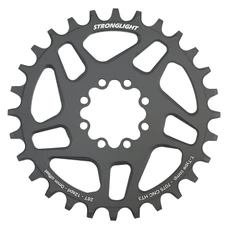 PLATEAU VTT DIRECT MOUNT 8 TROUS POUR SRAM X01/XX1 STRONGLIGHT MONO ALU HT3 NOIR 28DTS - 12V. NARROW WIDE