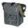 SACOCHE ARRIERE VELO LATERALE BASIL NAVIGATOR CYCLOTOURISTE WATERPROOF 12-15L NOIR FIXATION MIK STUDS SUR PORTE BAGAGE (32x15x25.5cm) AVEC POIGNEE ET BANDOUILLERE FERMETURE ENROULEMENT