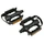 FLAT PEDAL FOR MTB- MARWI SP931STEEL +RESIN BODY- BLACK Thread 9/16" (PAIR SUR CARTE)