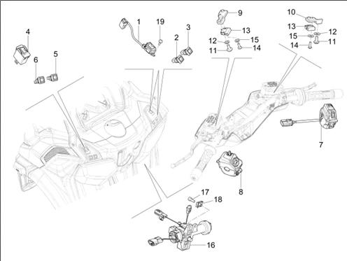 Inverseurs - Commutateurs - Boutons - Interrupteurs