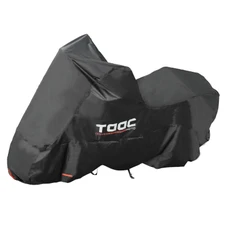 HOUSSE/BACHE DE PROTECTION MOTO TAAC SUPER HYDROSCUD OXFORD 300D POLYESTER ETANCHE/WATERPROOF 5000mm TAILLE XL NOIR (222x90x136cm) (SANGLE ANTI-FLOTTEMENT/OEILLET ANTIVOL)