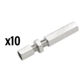 VIS CREUSE TENDEUR DE CABLE VELO M6 (VENDU PAR 10)