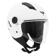 CASQUE JET ADX AJ050 BLANC BRILLANT S (DOUBLE ECRAN) (ECE 22.06)