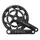 PEDALIER ROUTE 9/10V. NOIR COMPACT 170mm 34-50  -SELECTION P2R- (BOITIER 110mm)