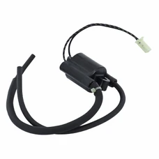 IGNITION COIL FOR MOTORBIKE SUZUKI 650 XF FREEWIND 1997>2001, 650 DR SE 1996>2014, 1300 XJR 2002>2012  (DOUBLE JAPANESE COIL F6T532 FOR CDI - 2 TERMINALS WITH CONNECTOR)  -SELECTION P2R-