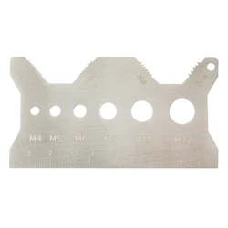 OUTIL JAUGE FILETAGE (MESURE PAS DE VIS) -P2R