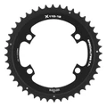 PLATEAU ROUTE 4BRA D.110 POUR SHIMANO ULTEGRA R8100/8170 DURA-ACE R9200/9270 105 R7100 TA X110 44DTS EXTERIEUR NOIR 12V.