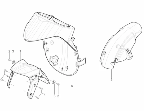 Logement roue - Garde boue