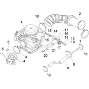 Carburateur complet - Raccord d'admission