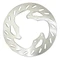 REAR BRAKE DISC  "PIAGGIO GENUINE PART" GILERA 50 SMT 2006>2010 AVANT  -86157R-