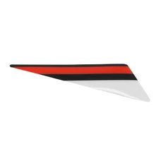 DECAL-ON  FRONT MUDGUARD - LEFT "PIAGGIO GENUINE PART" RED/BLACK - GILERA 50 SMT, RCR 2018>  -2H003067-