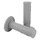 REVETEMENT POIGNEE PROGRIP MOTO OFF ROAD 801 DOUBLE DENSITE GRIS CLAIR CLOSED END 115mm (CROSS/MX) (PAIRE)