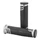 GRIP- REPLAY "On road" R613 BLACK/SILVER - LENGTH 127mm - CLOSED END (Pair)