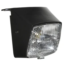 HEADLIGHT FOR MOPED PEUGEOT 103 - BLACK - WITH BULB 12V 15W 12V 15W -SELECTION P2R