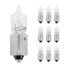 AMPOULE/LAMPE HALOGENE MINIATURE H6W 12V 6W CULOT BAX9s TEMOIN ERGOTS DECALES BLANC (CLIGNOTANT) (BOITE DE 10) -FLOSSER