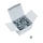 ECROU 6 PANS NYLSTOP/FREIN  M8  (BOITE DE 100 PIECES)  (816000)  -ALGI-