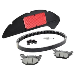 KIT ENTRETIEN MAXISCOOTER ADAPTABLE YAMAHA 125 XMAX 2021> PLAQUETTE ORGANIQUE (PACK 6 PIECES) -SELECTION P2R PREMIUM