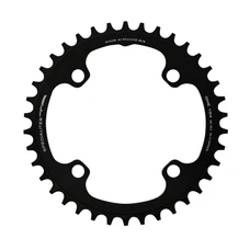 CHAINRING FOR MTB- Ø104 -4 Arms- SINGLE 38T.Ø 104 TA ONE ALUMINIUM MATT BLACK- FOR SHIMANO / SRAM / RACE FACE / FSA 10/11/12Speed.