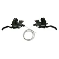 LEVIER/MANETTE VTT PATIN SHIMANO ALTUS M310 3x8V. NOIR V-BRAKE (PAIRE)