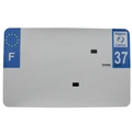 BANDE PLAQUE MOTO 210x130 POUR PVC VIERGE DEP. 37/EURO (VENDU A L'UNITE)