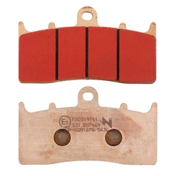 PLAQUETTE DE FREIN NEWFREN POUR BMW 1100 R S 2000>2006 AV, 1150 R R 1999>2006 AV, 1200 R R 2006>2014 AV, 1300 K R 2009>2015 AV, 1600 K GT 2010>2021 AV (FD0319TS) (TOURING METAL FRITTE)