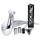 POT 50 A BOITE VOCA CROSS CHROMED POUR SHERCO 50 SM-R, SE-R (PASSAGE HAUT - SILENCIEUX ALU NOIR)