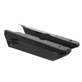 CAPOTAGE/CACHE CARTER CYCLO POUR PEUGEOT 103 HP/TSM/TSMR ACIER NOIR (PAIRE)  -SELECTION P2R-
