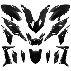 FAIRINGS/BODY PARTS FOR MAXISCOOTER YAMAHA 560 TMAX 2020> GLOSS BLACK (KIT 15 PARTS).