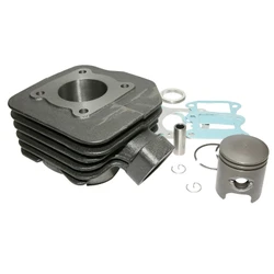 CYLINDRE SCOOT ADAPTABLE PEUGEOT 50 TKR, TREKKER, SPEEDFIGHT AIR, VIVACITY, BUXY, SQUAB, ZENITH, ELYSEO -P2R FONTE AVEC PISTON GRAPHITE