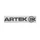 AUTOCOLLANT/STICKER ARTEK NOIR PREDECOUPE (PLANCHE 280mm x 60mm AVEC 1 ARTEK et 1 EK) HAUTE QUALITE