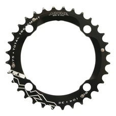 CHAINRING FOR E/BIKE- 32T.  Ø104 FOR YAMAHA SYSTEM BLACK MICHE -4 ARMS -ALUMINIUM- 7075