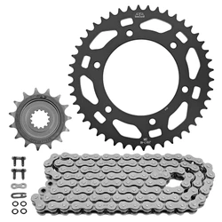 KIT CHAINE ADAPTABLE BENELLI 702 TRK 2023> 520 15x46 (DIAM COURONNE 125/150/10.3) (DEMULTIPLICATION ORIGINE) -JT SPROCKETS/DID