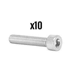 VIS CHC 6 PANS CREUX M6 x 35 mm CHROME (SACHET DE 10 PIECES) -P2R