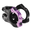 POTENCE VTT SWITCH ROCKER ALU CNC NOIR/VIOLET CINTRE 35mm DH L 45mm