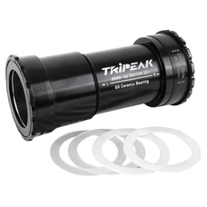 CUVETTE INTEGRE BOITIER VTT/ROUTE A EMBOITER/PRESSFIT TRIPEAK ROULEMENT G5 CERAMIQUE BOITE 86-92 DIAM 41 POUR AXE 30mm (COMPATIBLE ROTOR 3D PLUS)