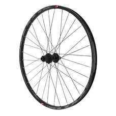 ROUE VTT DISQUE 27.5" KLIXX BOOST TUBELESS READY ARRIERE CENTERLOCK NOIR MOYEU SHIMANO TC500 CASSETTE 9/10/11V AXE TRAVERSANT 12/148 JANTE 23C 32 RAYONS