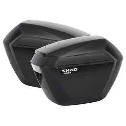VALISE LATERALE/SIDE-CASE SHAD SH23 23L NOIR BRUT (fixation 3P SYSTEM vendue séparément) (D0B23100) (PAIRE)