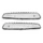 ELYTRE DE RESERVOIR CYCLO POUR PEUGEOT 103 MVL, SP CHROME TORSADE (PAIRE)  -SELECTION P2R-