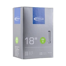 CHAMBRE A AIR VELO 450 x 35A - 18" SCHWALBE VALVE STANDARD TOUT ALU (40-355 à 37-400) (AV5)