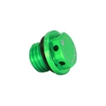 BOUCHON D'HUILE 50 A BOITE KRM PRO RIDE POUR MINARELLI 50 AM6/BETA 50 RR/RIEJU 50 MRT/SHERCO 50 SM-R, SE-R ALU CNC VERT