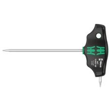 CLE TORX MANCHE EN T WERA 467 HF T7x100mm NOIR/VERT (VENDU A L'UNITE) -MARQUE ALLEMANDE POUR LES ATELIERS