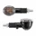 CLIGNOTANT UNIVERSEL REPLAY MICRO OVALE A AMPOULE BA9S TRANSPARENT/CARBONE AVEC TEMOIN BASE COURTE (L 70mm / H 30mm / L 36mm) (HOMOLOGUE CE) (PAIRE)