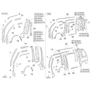 Châssis/caisse latéral 