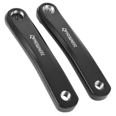 MANIVELLE DROITE + GAUCHE VAE / E-BIKE LONGUEUR 165mm ALU NOIR MINI ISIS POUR MOTEUR BOSCH GEN 3 (PAIRE)