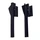 FORK COVER FOR MOPED PEUGEOT 103 VOGUE/MVL BLACK (PAIR)- SELECTION P2R